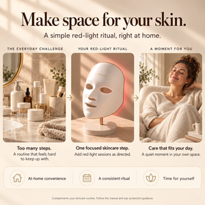 Lumelyy Glow LED light therapy face mask – view 3